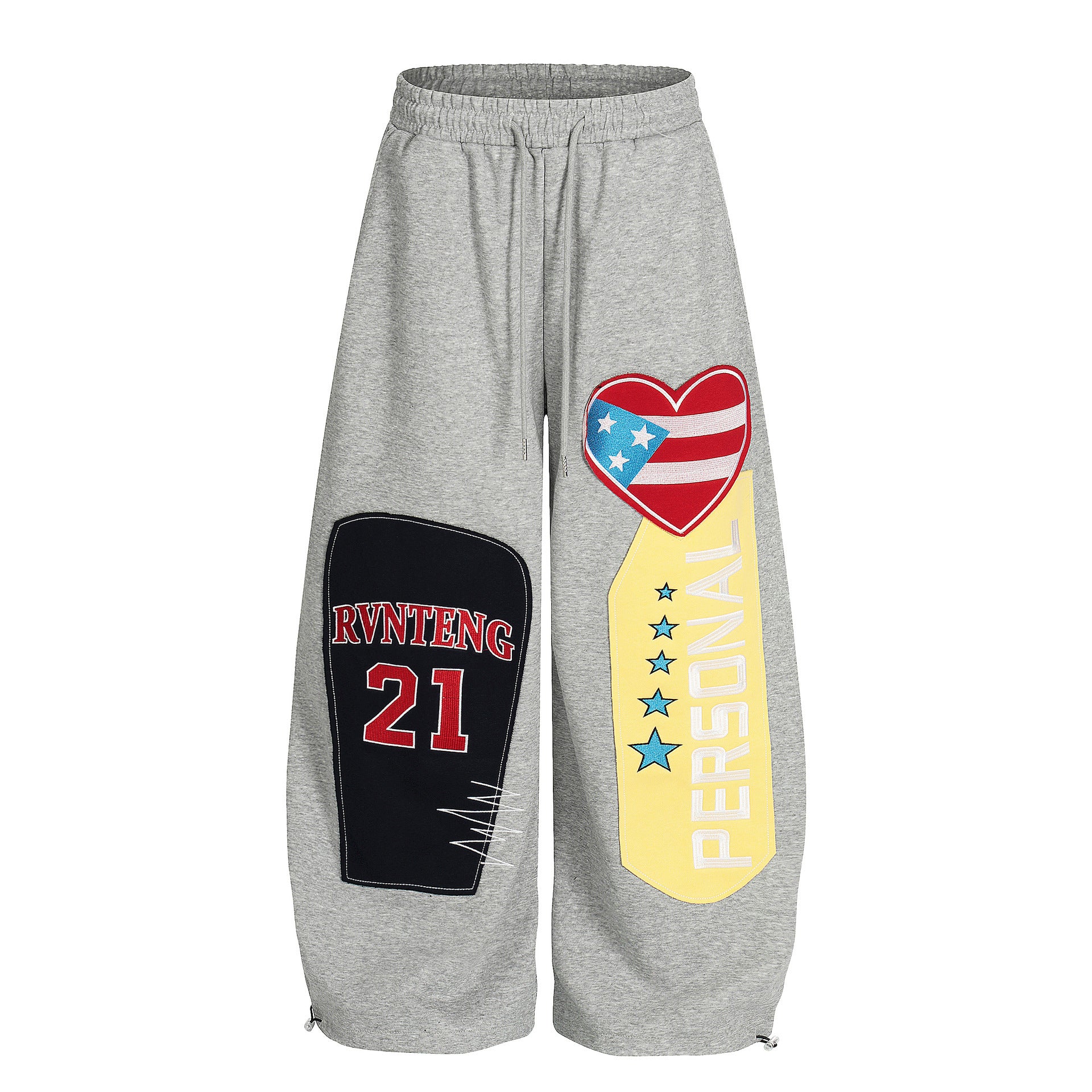 Men's Fashion Letter Pattern Loose Casual Pants