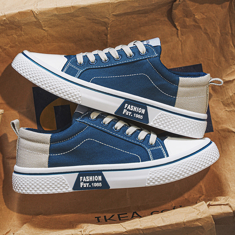 Versatile Men's Soft-soled Casual Sports Canvas Shoes